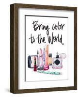 Bring Color to the World-Gina Ritter-Framed Art Print