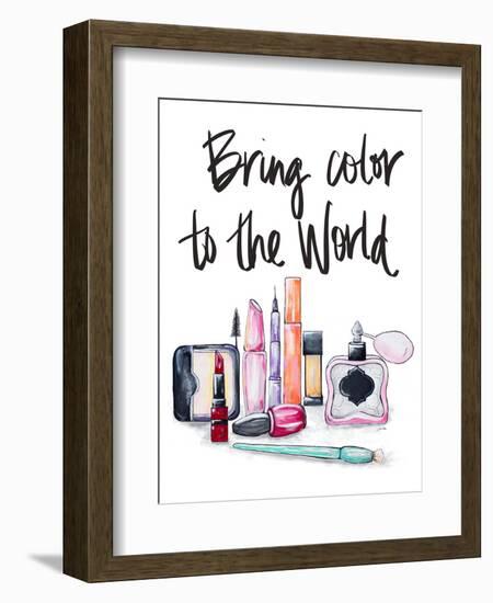 Bring Color to the World-Gina Ritter-Framed Art Print