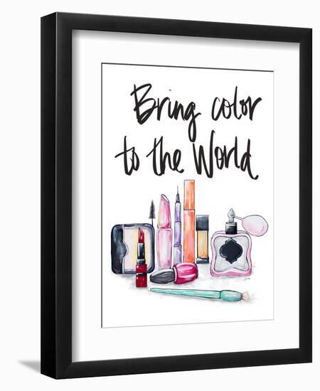 Bring Color to the World-Gina Ritter-Framed Art Print