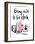 Bring Color to the World-Gina Ritter-Framed Art Print