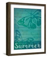Bring On The Summer 1-Melody Hogan-Framed Art Print