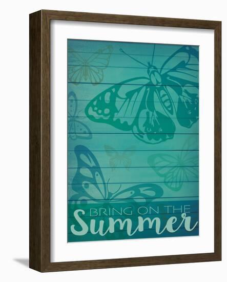 Bring On The Summer 1-Melody Hogan-Framed Art Print