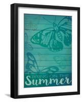 Bring On The Summer 1-Melody Hogan-Framed Art Print