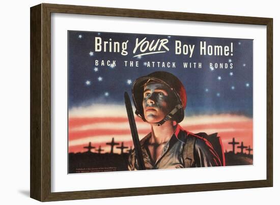 Bring Your Boy Home-null-Framed Art Print