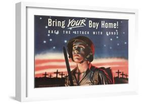 Bring Your Boy Home-null-Framed Art Print