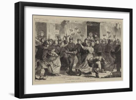 Bringing French Prisoners of War into Versailles-null-Framed Giclee Print