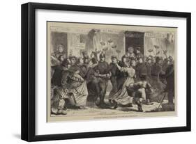 Bringing French Prisoners of War into Versailles-null-Framed Giclee Print