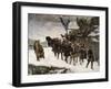 Bringing Home the Body of King Charles XII of Sweden-Gustaf Cederström-Framed Giclee Print