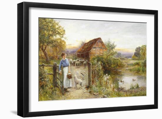 Bringing Home the Sheep-Ernest Walbourn-Framed Giclee Print