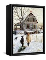 Bringing Home the Tree-Kevin Dodds-Framed Stretched Canvas