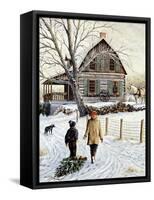 Bringing Home the Tree-Kevin Dodds-Framed Stretched Canvas