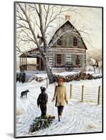 Bringing Home the Tree-Kevin Dodds-Mounted Giclee Print