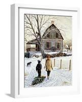 Bringing Home the Tree-Kevin Dodds-Framed Giclee Print