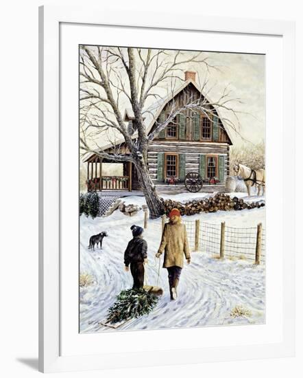 Bringing Home the Tree-Kevin Dodds-Framed Giclee Print