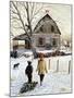 Bringing Home the Tree-Kevin Dodds-Mounted Giclee Print