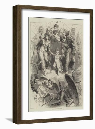 Bringing in the New Year-David Henry Friston-Framed Giclee Print