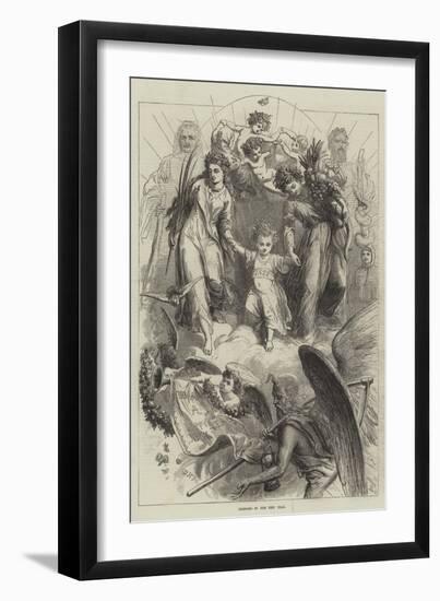 Bringing in the New Year-David Henry Friston-Framed Giclee Print