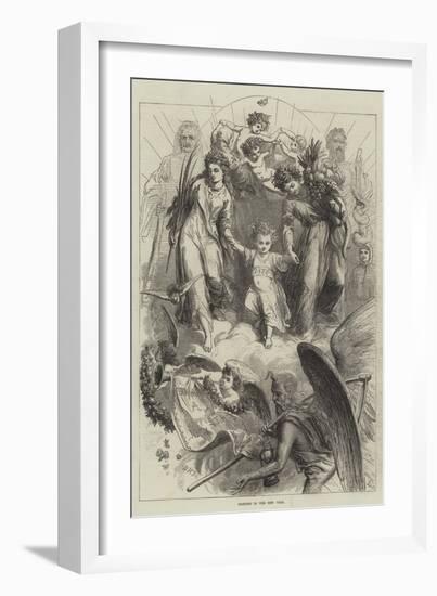 Bringing in the New Year-David Henry Friston-Framed Giclee Print