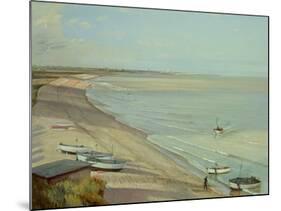 Bringing the Catch Ashore-Timothy Easton-Mounted Giclee Print