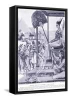 Bringing Tribute to Ramses II (XIX Dynasty), C.1920-Joseph Ratcliffe Skelton-Framed Stretched Canvas