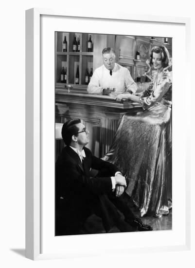 Bringing Up Baby, Cary Grant, Billy Bevan, Katharine Hepburn, 1938-null-Framed Photo