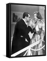Bringing Up Baby, Cary Grant, Katharine Hepburn, 1938-null-Framed Stretched Canvas