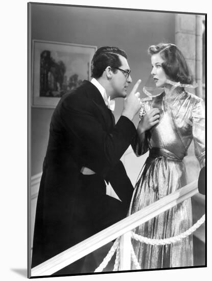 Bringing Up Baby, Cary Grant, Katharine Hepburn, 1938-null-Mounted Photo