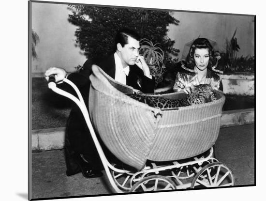 Bringing Up Baby, Cary Grant, Katharine Hepburn, 1938-null-Mounted Photo