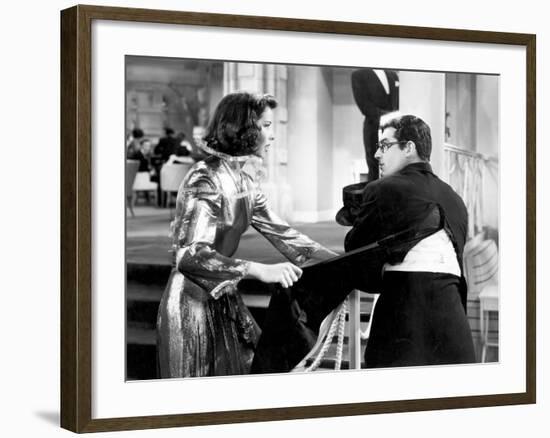 Bringing Up Baby, Katharine Hepburn, Cary Grant, 1938-null-Framed Photo