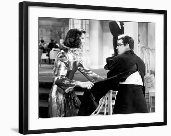 Bringing Up Baby, Katharine Hepburn, Cary Grant, 1938-null-Framed Photo