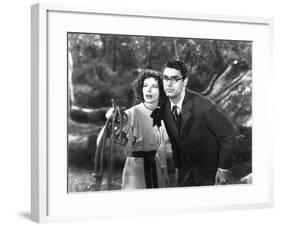 Bringing Up Baby, Katharine Hepburn, Cary Grant, 1938-null-Framed Photo