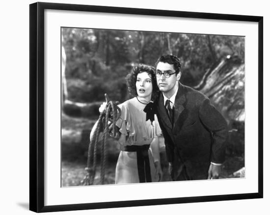 Bringing Up Baby, Katharine Hepburn, Cary Grant, 1938-null-Framed Photo