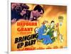 Bringing Up Baby, Katharine Hepburn, Cary Grant, 1938-null-Framed Art Print