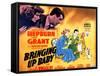 Bringing Up Baby, Katharine Hepburn, Cary Grant, 1938-null-Framed Stretched Canvas