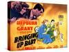 Bringing Up Baby, Katharine Hepburn, Cary Grant, 1938-null-Stretched Canvas