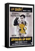 Bringing Up Baby, Katharine Hepburn, Cary Grant, 1938-null-Framed Stretched Canvas