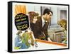 Bringing Up Baby, Katharine Hepburn, Cary Grant, 1938-null-Framed Stretched Canvas