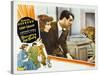 Bringing Up Baby, Katharine Hepburn, Cary Grant, 1938-null-Stretched Canvas