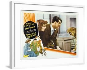 Bringing Up Baby, Katharine Hepburn, Cary Grant, 1938-null-Framed Photo