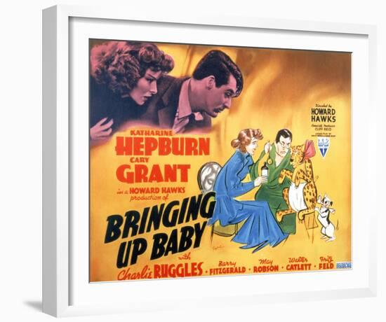 Bringing Up Baby - Lobby Card Reproduction-null-Framed Photo