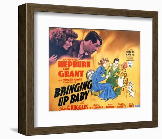 Bringing Up Baby - Lobby Card Reproduction-null-Framed Photo