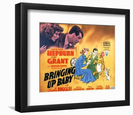 Bringing Up Baby - Lobby Card Reproduction-null-Framed Photo