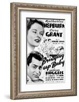 Bringing Up Baby - Movie Poster Reproduction-null-Framed Photo