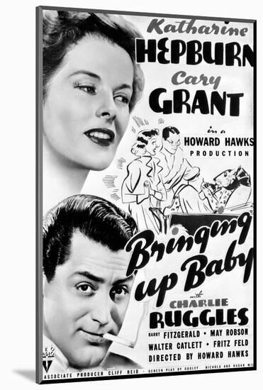 Bringing Up Baby - Movie Poster Reproduction-null-Mounted Photo