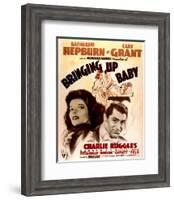 Bringing Up Baby - Movie Poster Reproduction-null-Framed Photo