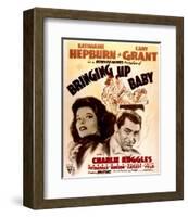 Bringing Up Baby - Movie Poster Reproduction-null-Framed Photo