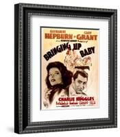 Bringing Up Baby - Movie Poster Reproduction-null-Framed Photo