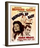 Bringing Up Baby - Movie Poster Reproduction-null-Framed Photo