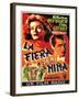 Bringing Up Baby, Spanish Movie Poster, 1938-null-Framed Art Print