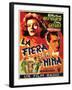 Bringing Up Baby, Spanish Movie Poster, 1938-null-Framed Art Print